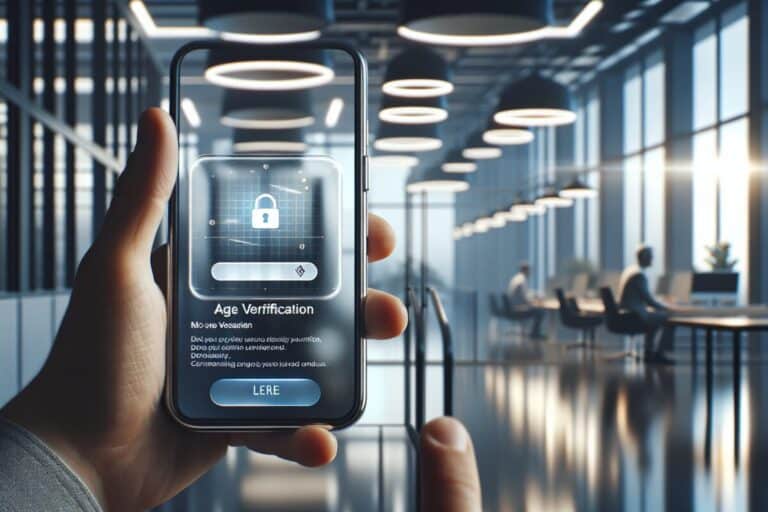 Système de vérification d'âge numérique sur un smartphone