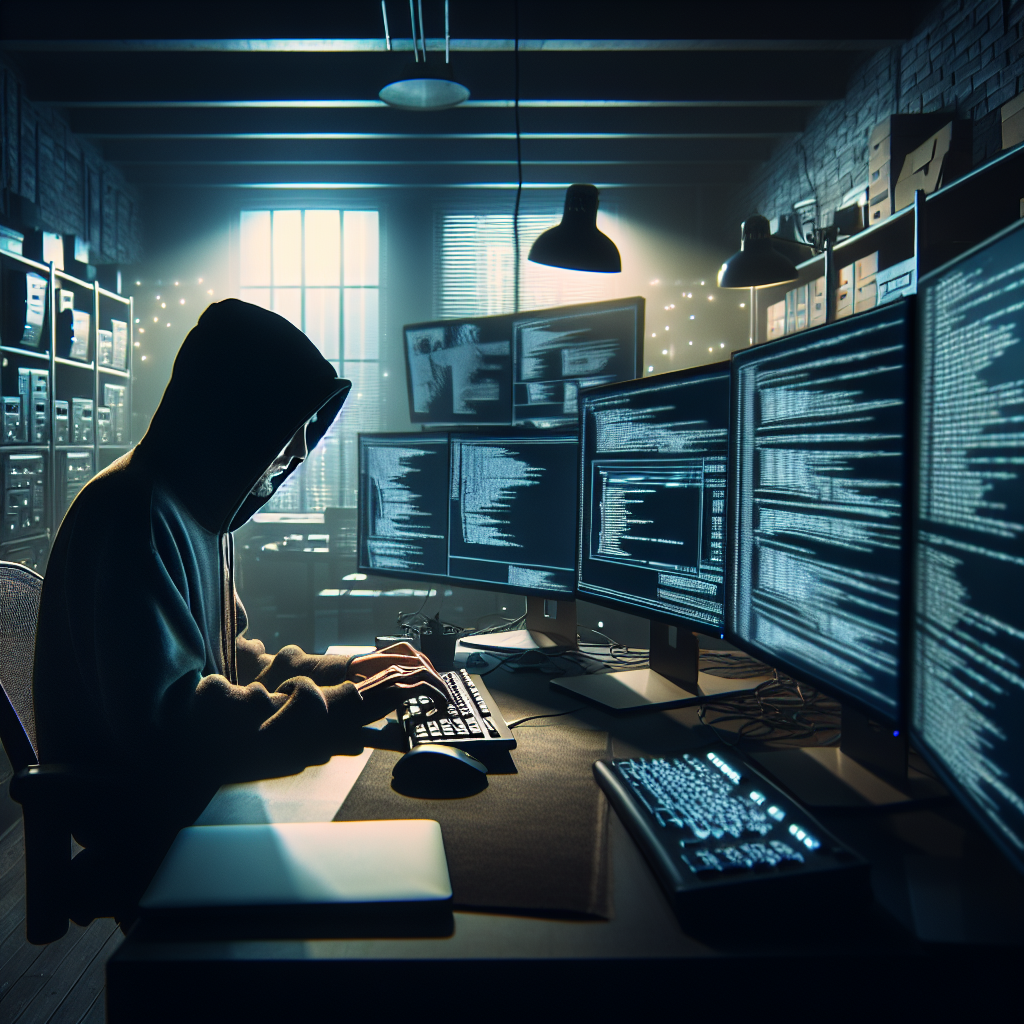 Poste de travail d'un hacker