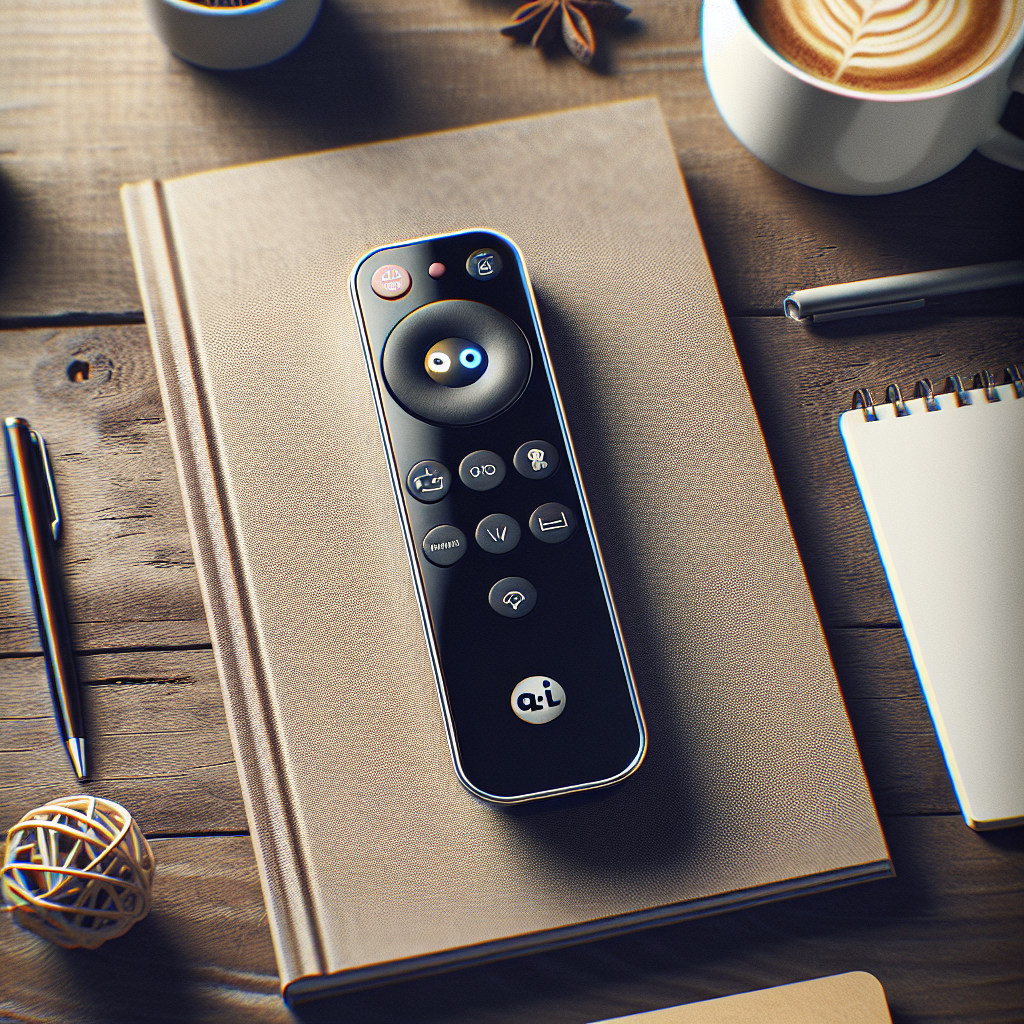 Télécommande de télévision intelligente avec bouton Google Assistant.