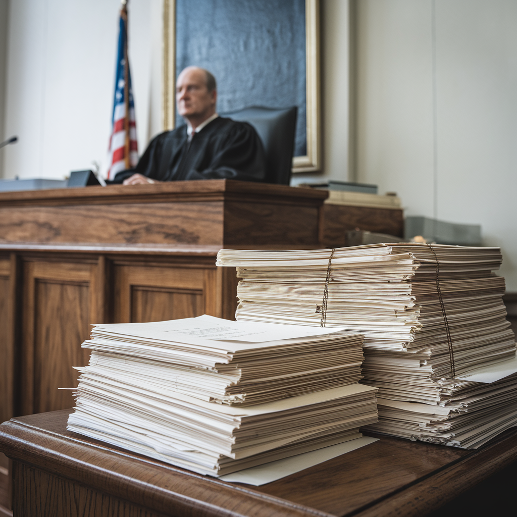 Salle de tribunal symbolisant les actions juridiques contre Grok.