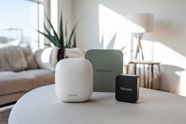 Intérieur moderne d'une maison intelligente avec écosystème UGREEN