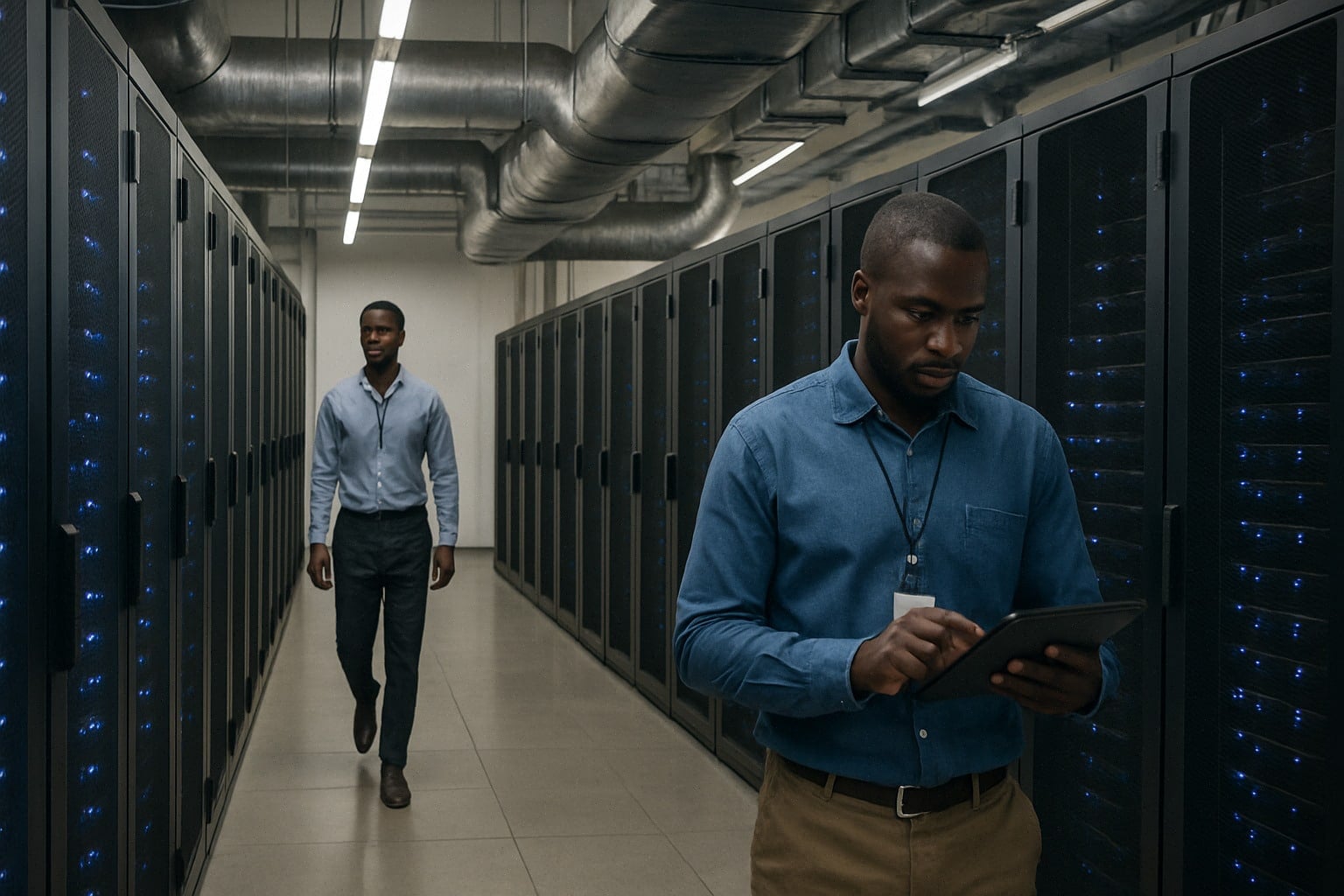 Centre de données africain illustrant la souveraineté cloud et le contrôle des données