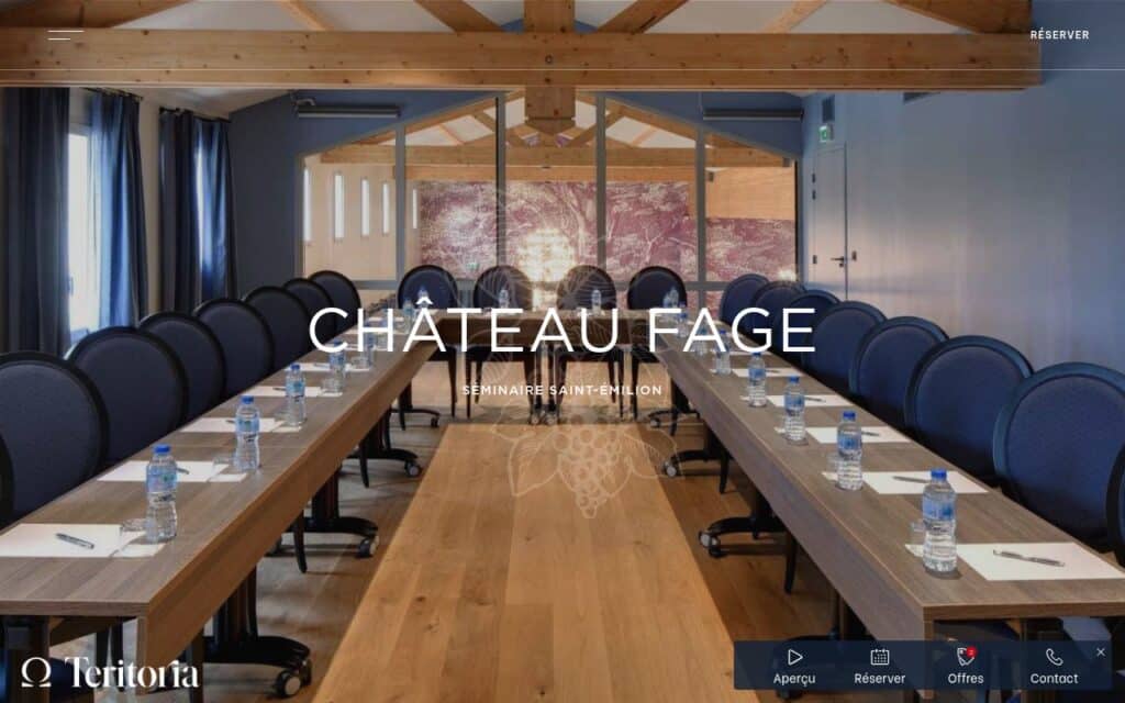 Château Fage hôtel 4 Étoiles cœur des vignobles bordelais Château Fage hôtel 4 Étoiles cœur des vignobles bordelais