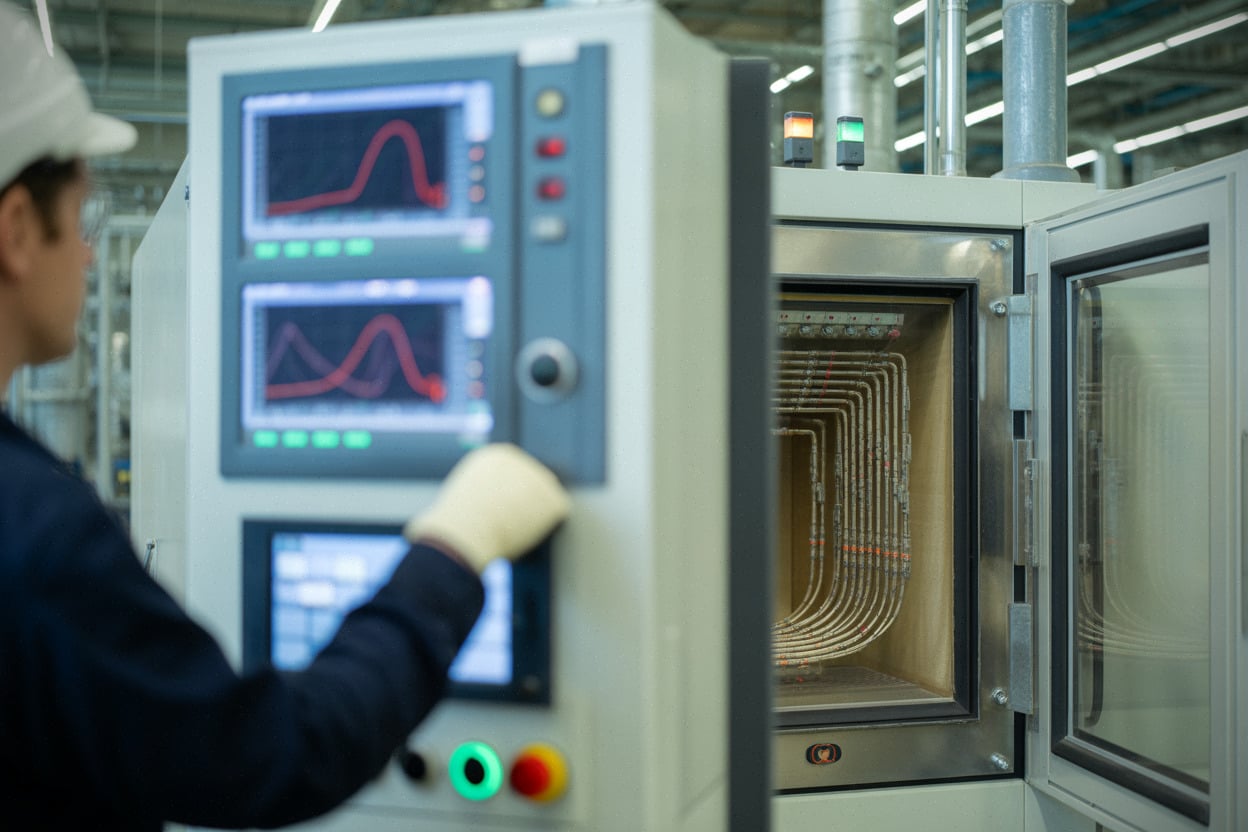 Pilotage d’un four industriel ECM avec capteurs et supervision en atelier