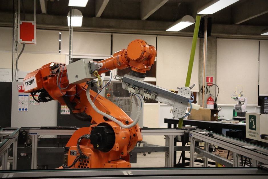 Centre de données IA utilisé pour entraîner des robots humanoïdes