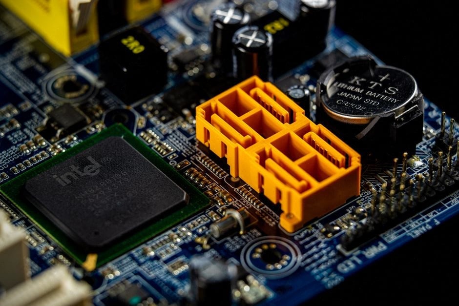 Mini-PC Intel compact ouvert avec composants internes visibles