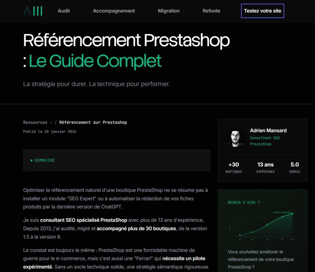 Coût de création d'une boutique Prestashop avec système de paiement en ligne Boutique e-commerce Prestashop avec paiement