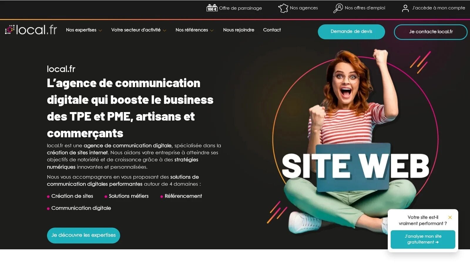 local.fr et ses agences locales