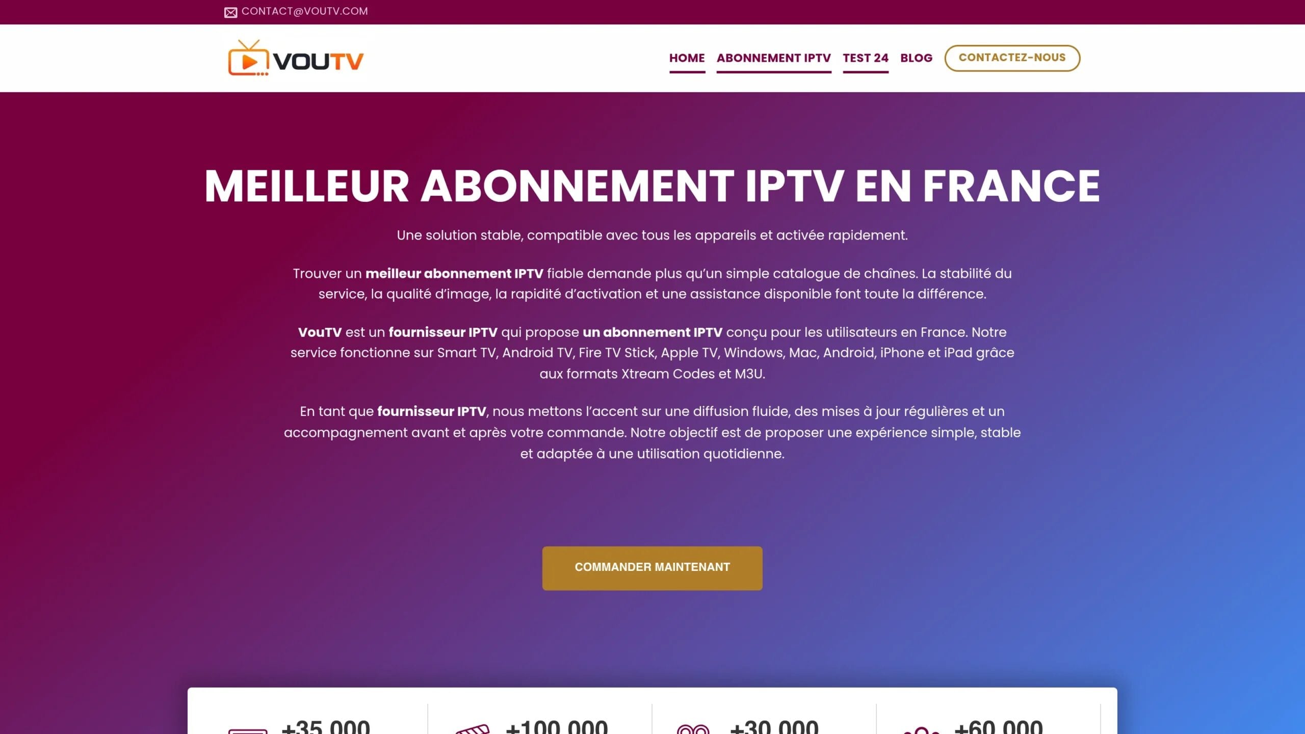abonnement iptv