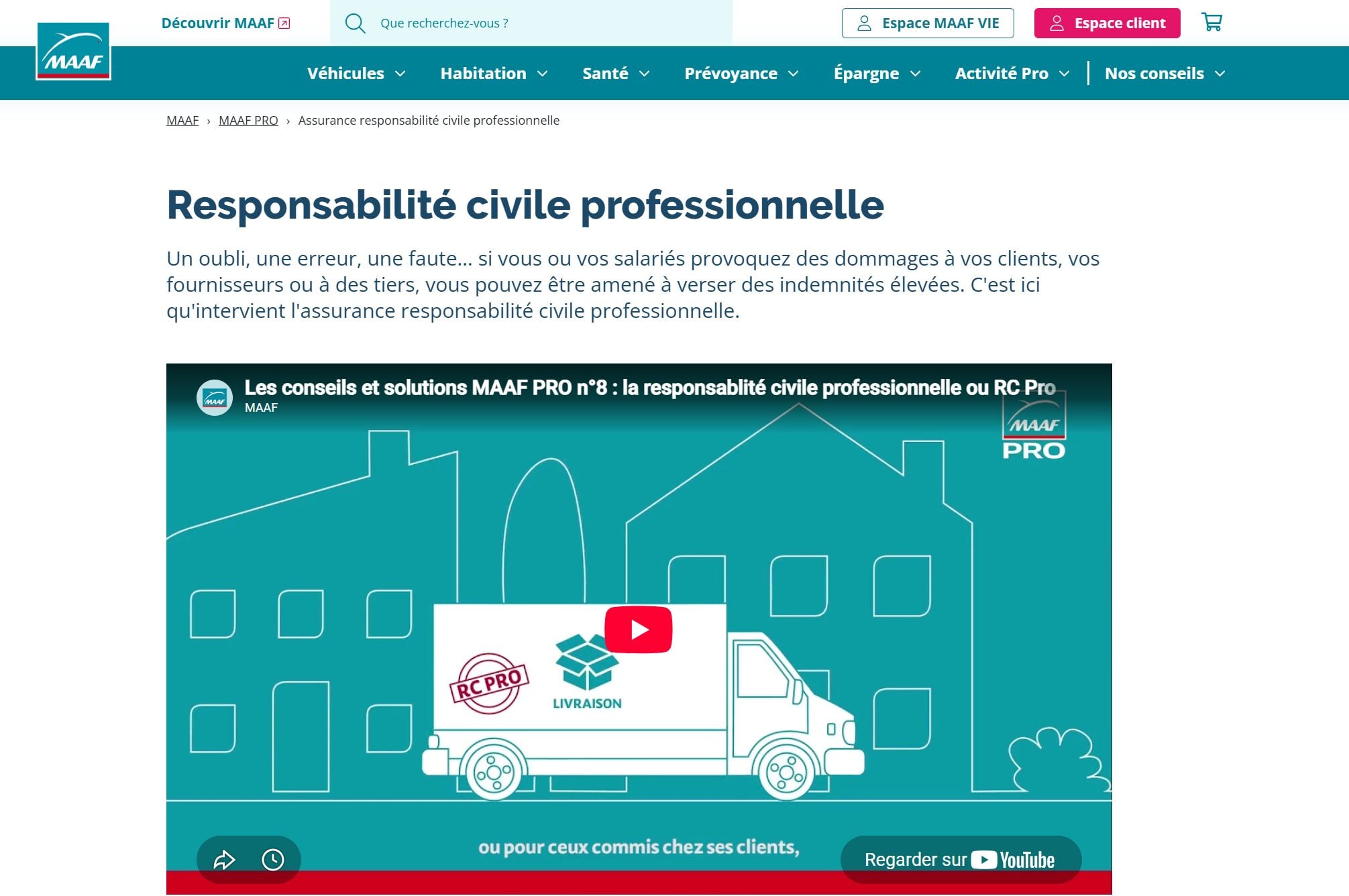IA en entreprise : gouvernance, risques et assurance responsabilité civile Assurance Maaf